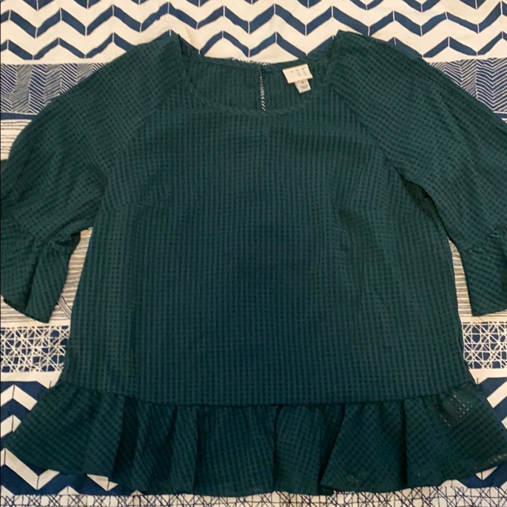 Flowy Peplum Top